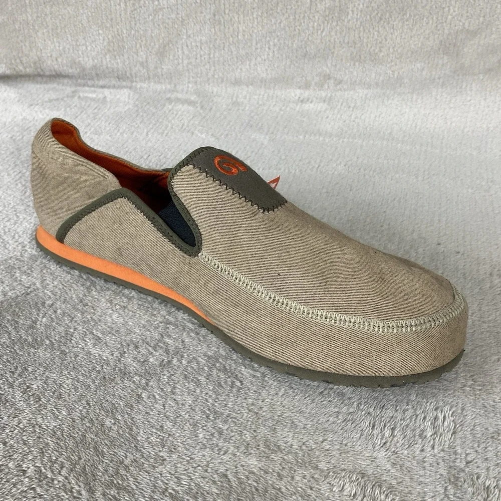 Teva Mush Frio Mens Slip On Loafer Shoes Size 11 Brown Canvas Comfort NEW